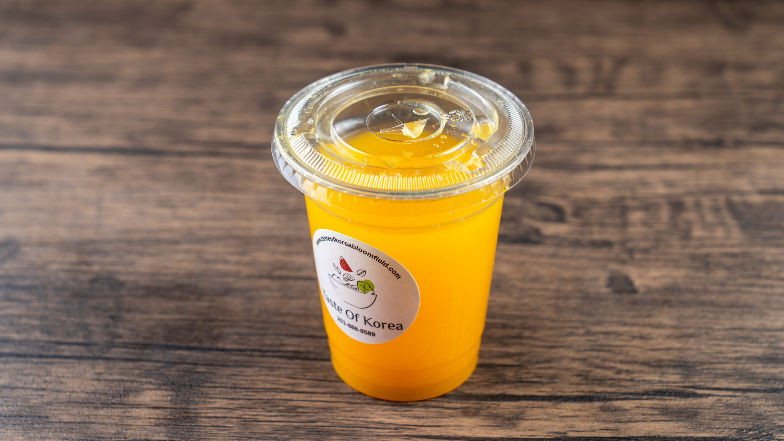 Fresh squeezed Orange Juice Taste of Korea